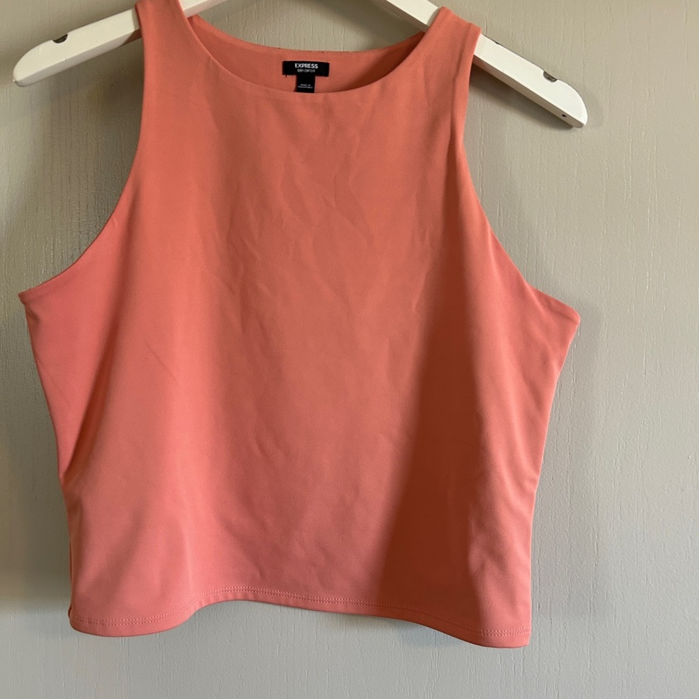 Express Bodycon Compression Cropped Tank